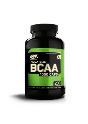 (Optimum Nutrition) Aminoácidos Ramificados Mega Size Bcaa1000 - De (200 Caps o 400 caps)