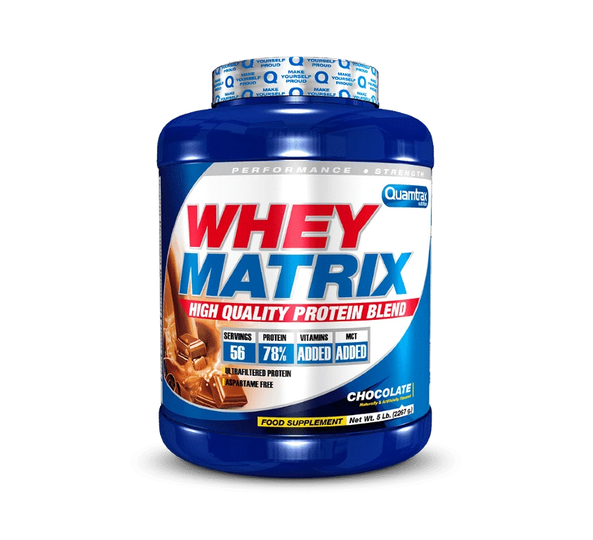 Proteina Whey Matrix Quamtrax de 2,267 kg