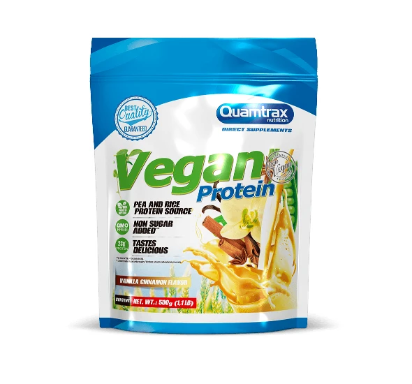 Vegan Protein 500 gr. Van-Cinnam Quamtrax direct